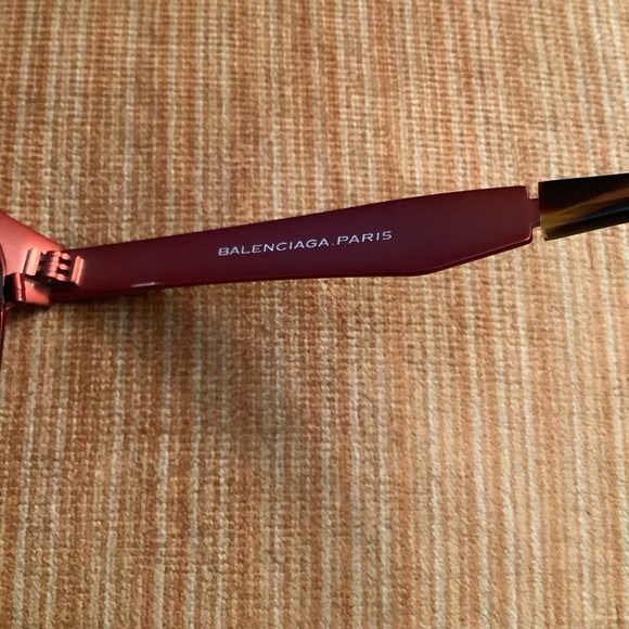Balenciaga BAL0011S Red Shiny Women Sunglasses Out Of Stock - Picture 9 of 16